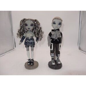 Rainbow High Doll Nicole Steel Ash Silverstone Grayscale Fashion Doll Shadow Hig